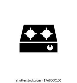 stove icon vector symbol template