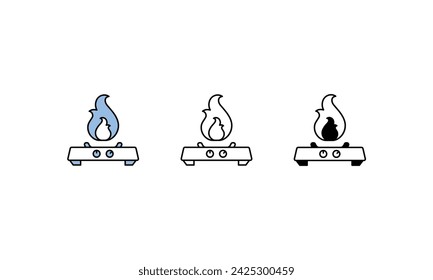Herd-Symbole Vektor-Strich-Illustration