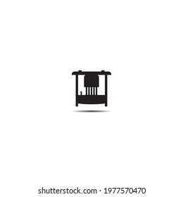 Stove Logo Template vector icon illustration design 