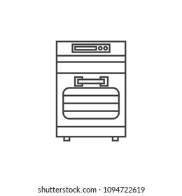 Stove oven icon. Kitchen appliance symbol modern, simple, vector, icon for website design, mobile app, ui. Vector Illustration