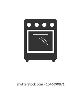 Stove oven Icon vector sign isolated for graphic and web design. Stove oven symbol template color editable on white background.
