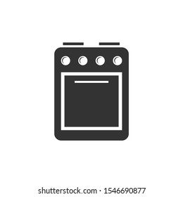 Stove oven Icon vector sign isolated for graphic and web design. Stove oven symbol template color editable on white background.