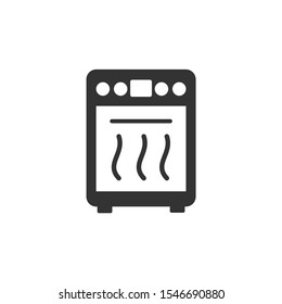 Stove oven Icon vector sign isolated for graphic and web design. Stove oven symbol template color editable on white background.