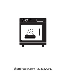 Stove oven icons symbol vector elements for infographic web