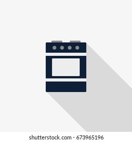 stove with oven vector icon