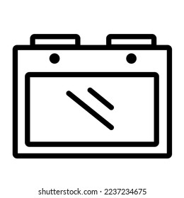 stove and oven vector icon isolated on white background, vecor illustration, cook ware, kitchen ware