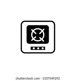 stove pot icon vector concept