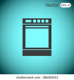 Stove vector icon