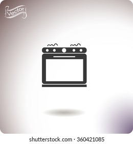 Stove vector icon