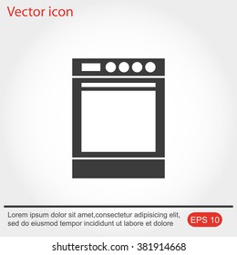 Stove vector icon
