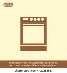 Stove vector icon
