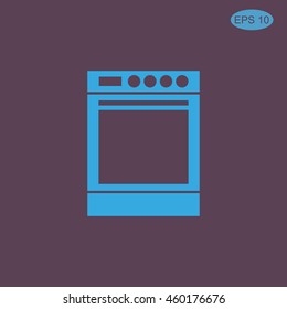 Stove vector icon