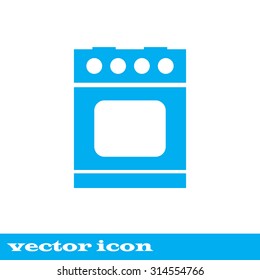 Stove vector icon. cooker icon.