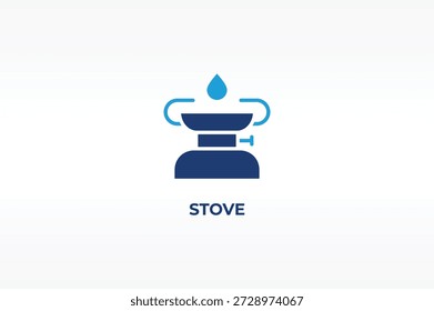FOGÃO vetor, ícone ou logotipo sinal isolado símbolo ilustração
