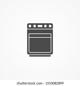 Stove vector icon sign symbol