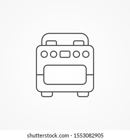 Stove vector icon sign symbol