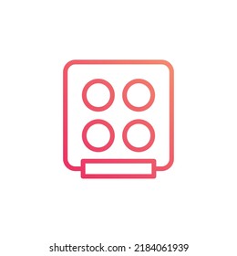 stove vector for website symbol icon presentation