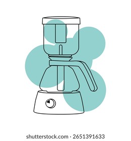 Stovetop moka pot coffee maker
