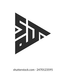 STP letter logo, STP Alphabet logo, initials logo