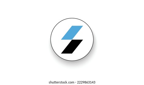 Stp, STPT Token cryptocurrency logo on isolated background with copy space. 3d vector illustration of Stp, STPT Token icon.