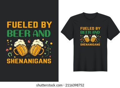 St.Patrick day t-shirt, St. Patrick's day design, T-shirt print, St. Patrick Day poster, Ireland celebration festival Irish and lucky theme Vector illustration, Typography, Patrick's day vector