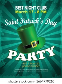 St.Patrick s Day background. Vector illustration