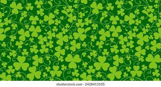 St.Patrick 's Day. Seamless vector illustration.