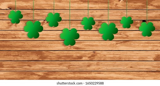 St.Patrick's Day background. Greeting card, poster, banner, design element. Holiday card. Holiday background, poster. Decoration element.