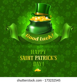 St.Patrick's Day background. Vector illustration 