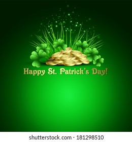 St.Patrick's Day background. Vector illustration