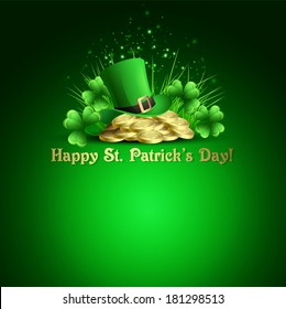 St.Patrick's Day background. Vector illustration