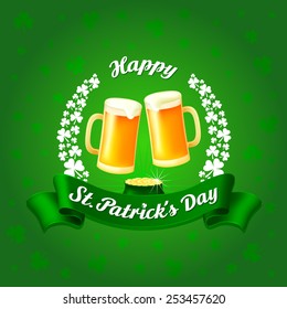 St.Patrick's Day background. Vector illustration