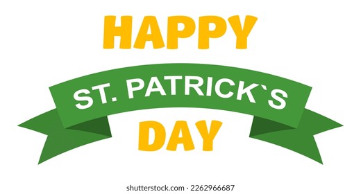 St.Patrick's Day Banner. Vector Illustration