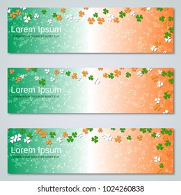 St.Patrick's Day banners vector collection