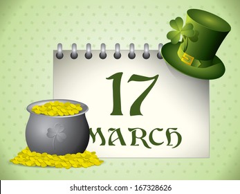 St.Patrick's Day calendar background