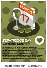 St.Patricks Day color poster