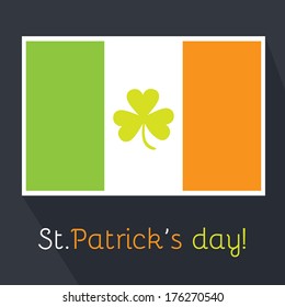 St.Patrick's day flat vector illustration