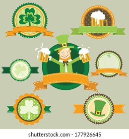 St.Patrick's Day frame banner elements
