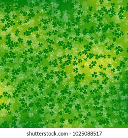 St.Patrick's Day green vector background