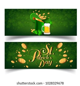 St.Patrick's Day Header  background