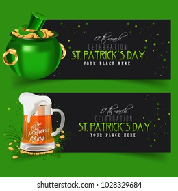 St.Patrick's Day Header  background