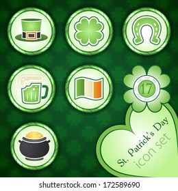 St.Patrick's Day icons set. 