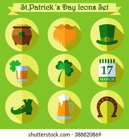 St.Patrick's Day Icons Set