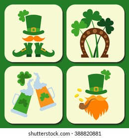St.Patrick's Day Icons Set
