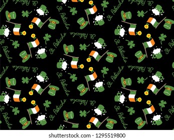 St.Patrick's Day Pattern Vector.
