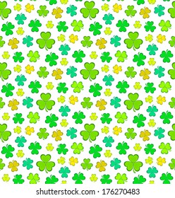 St.Patrick's day seamless pattern