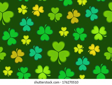 St.Patrick's day seamless pattern