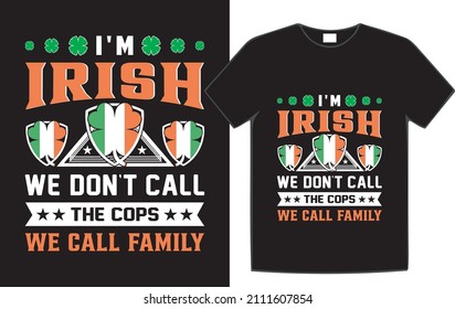 St.Patrick's Day T-Shirt Design Typography T-Shirt Design.