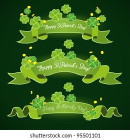St.Patrick's ribbon banner