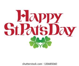 St.Pat's Day Vector Hand Lettering